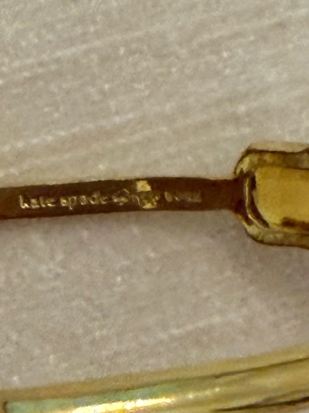 Kate Spade Gold-Tone Bracelet with Yellow Gem Accents